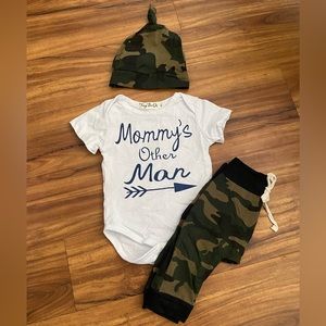 Mommy’s other man onesie set